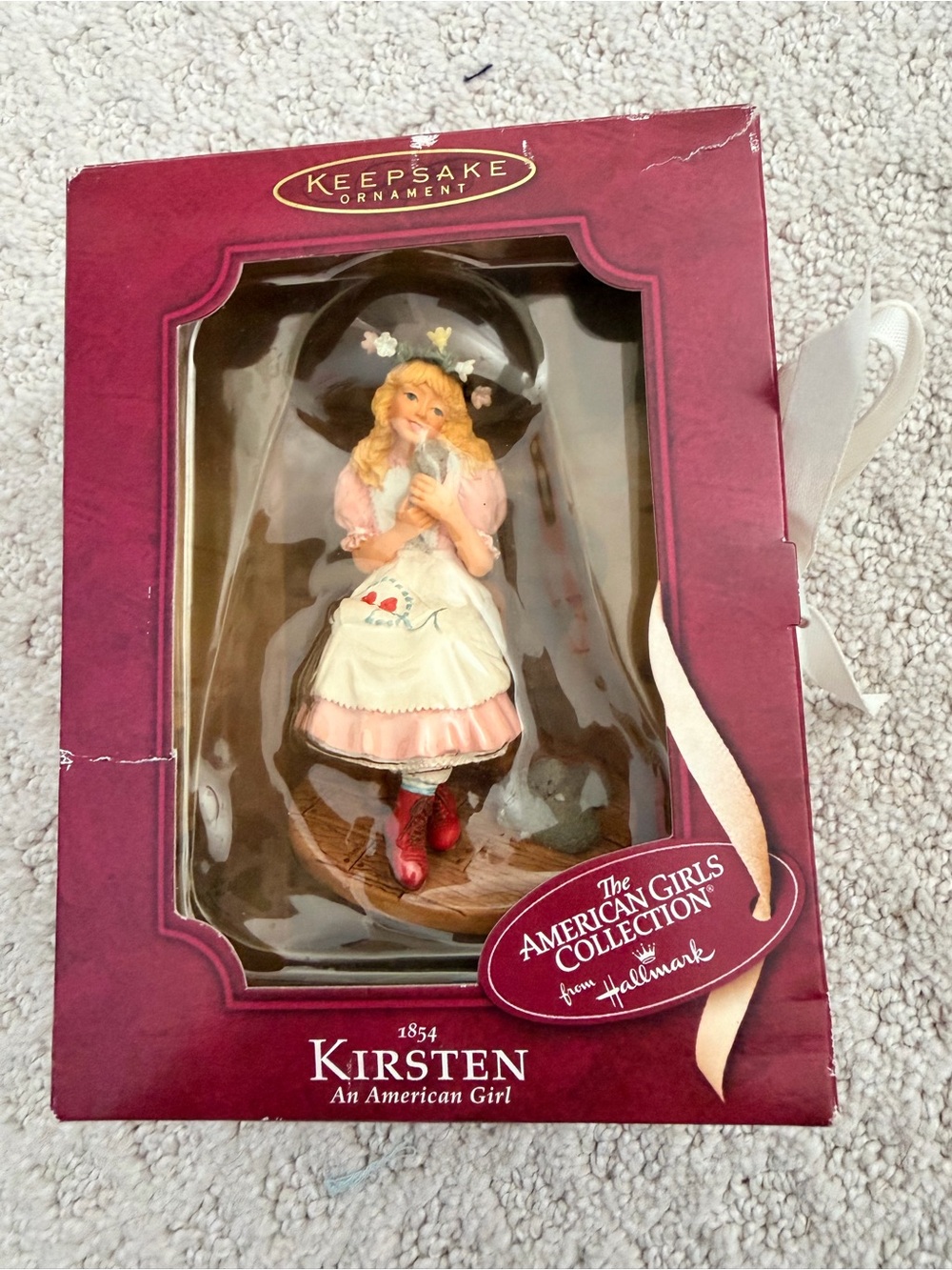 American Girl X Hallmark Kirsten ornament